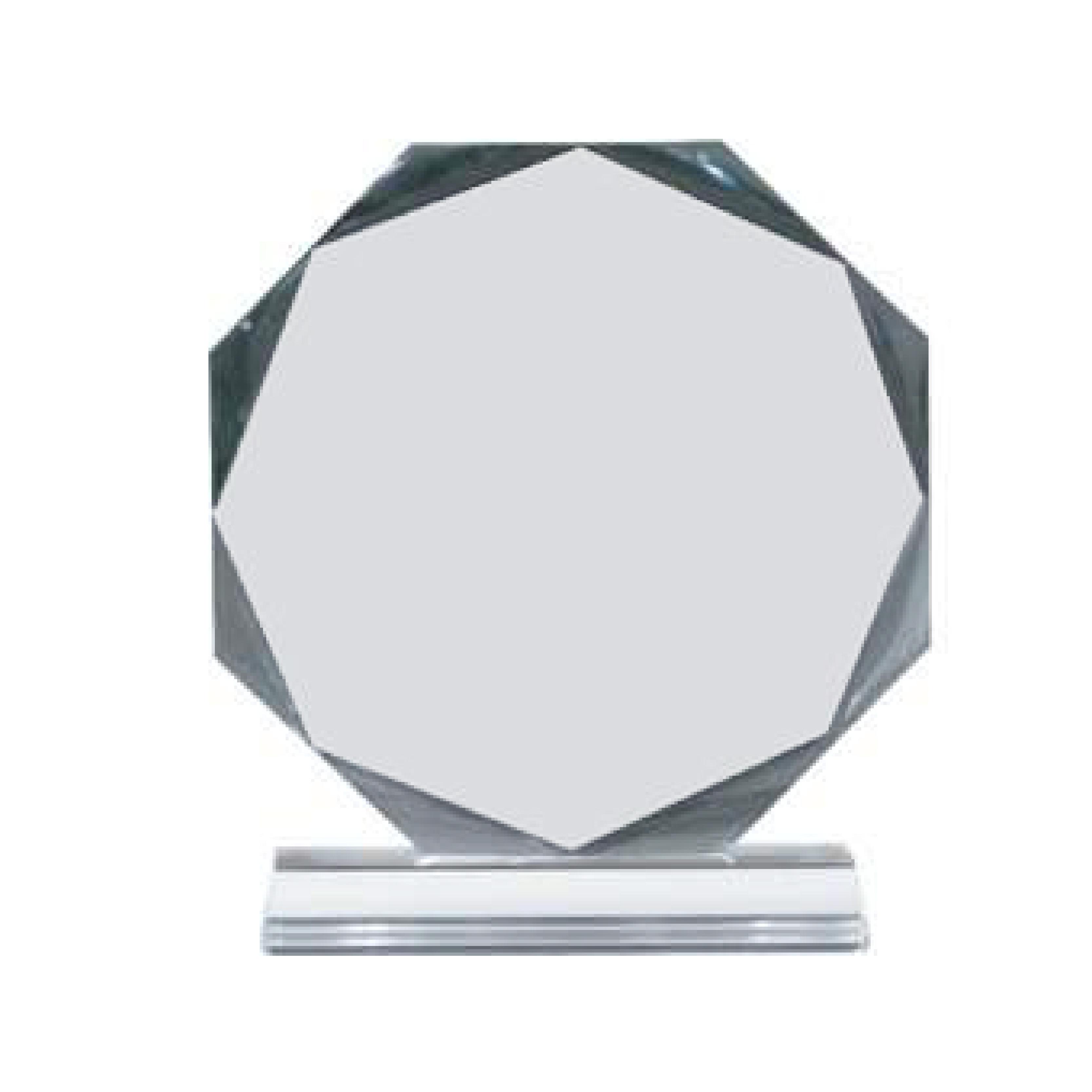 18 x 20 Octagon Crystal Award